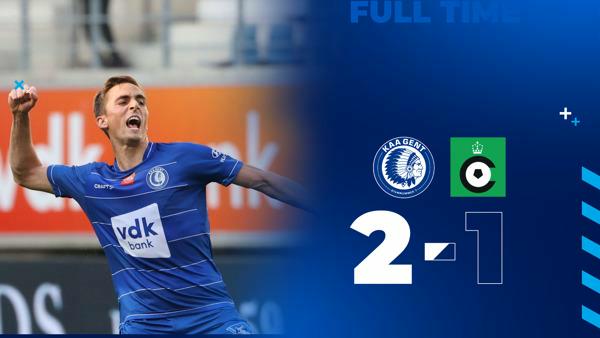 KAA Gent 2 - 1 Cercle Brugge KSV 26-09-2021 - 16:00