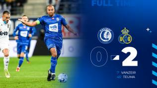 KAA Gent 0 - 2 R Union St-Gilloise 31-10-2021 - 21:00