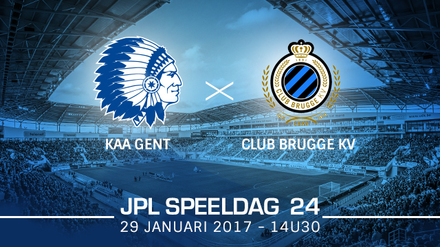 AA Gent - Club Brugge 29-01-2017, GENT - JANUARY 29, 2017 :…