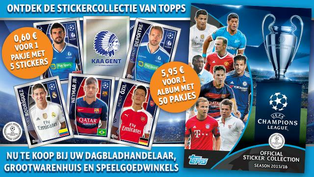 Topps Champions League stickeralbums nu overal te koop!