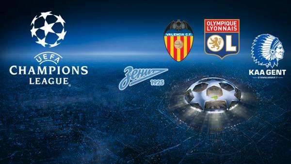 KAA Gent loot Zenit, Valencia en Lyon