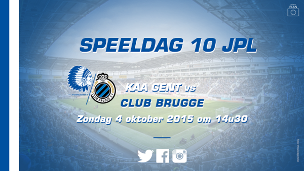 Voorbeschouwing en selecties KAA Gent - Club Brugge KV