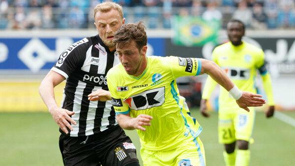 KAA Gent en Sporting Charleroi delen de punten