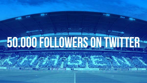 KAA Gent op Twitter: van 0 tot 50.000