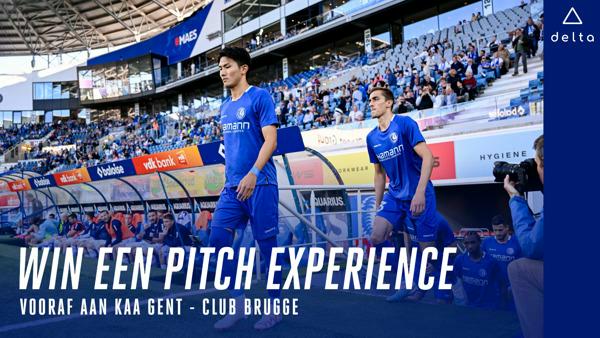 Win een Pitch Experience voor KAA Gent - Club Brugge via Delta