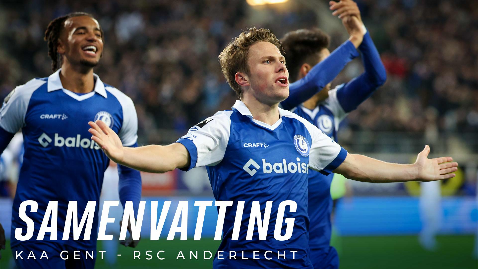 HIGHLIGHTS: KAA Gent - RSC Anderlecht