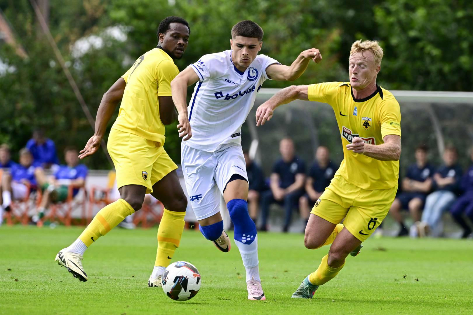 KAA Gent - AEK Athene in Zeeland