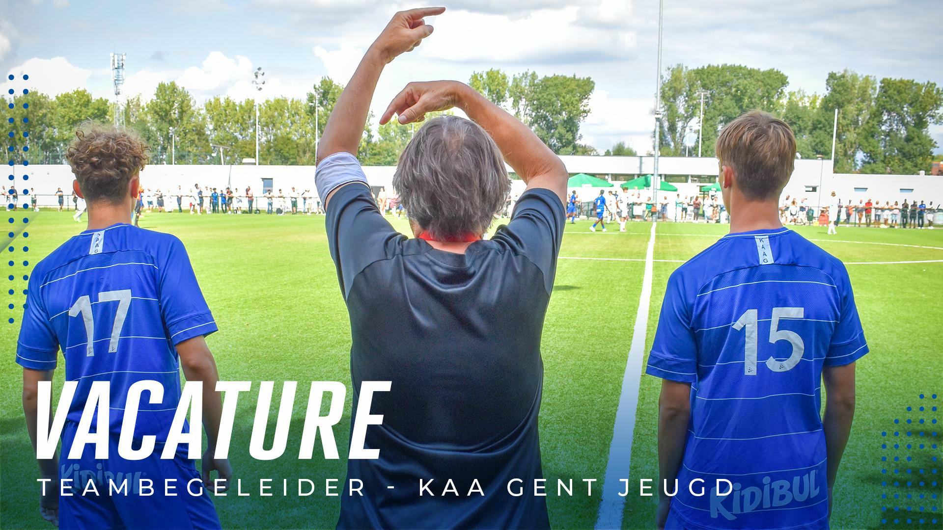 KAA Gent Jeugd zoekt teambegeleiders