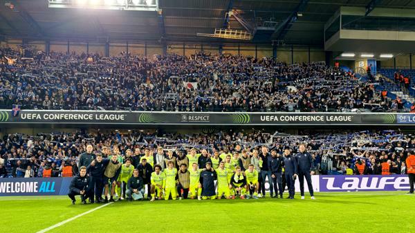 Supporters op Stamford Bridge