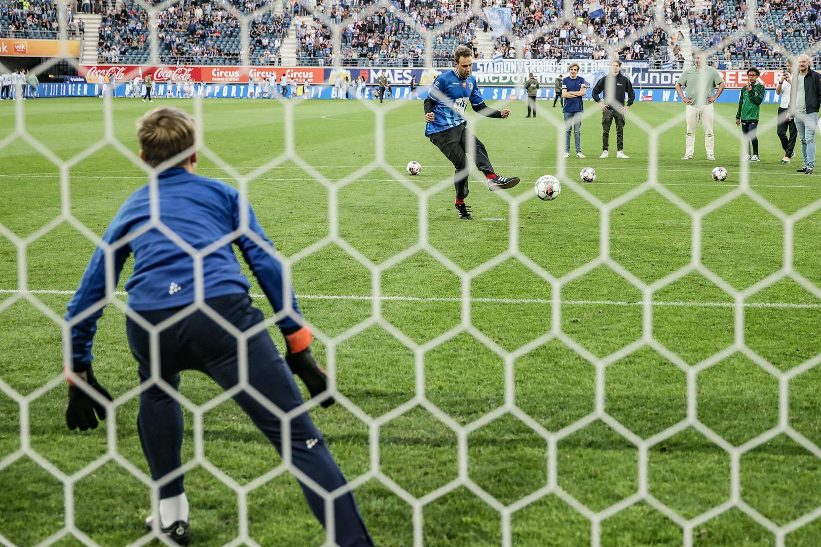 Penaltycup tijdens Gent-Genk