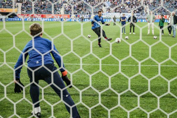 Penaltycup tijdens Gent-Genk