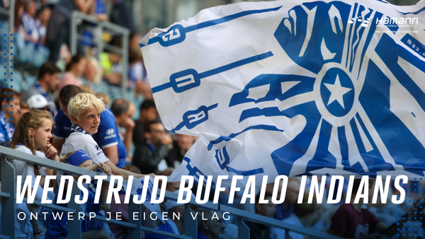 Win je zelf ontworpen Buffalo-vlag!