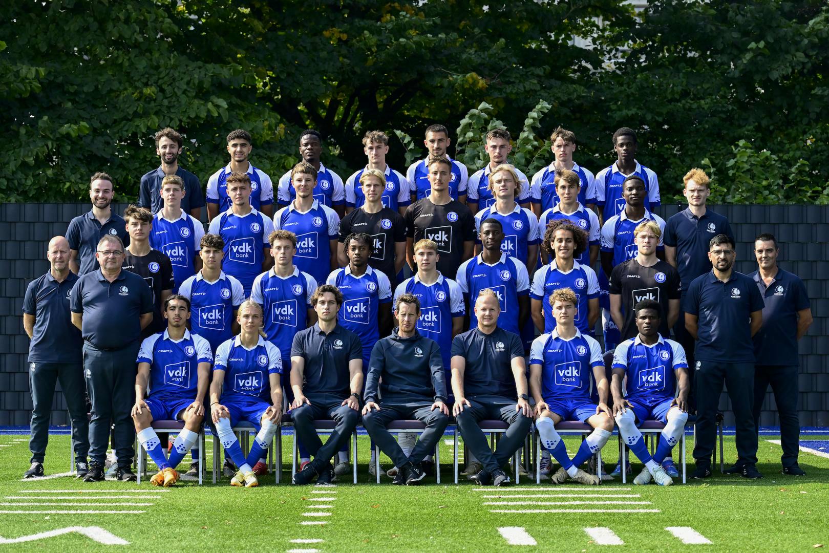 Groepsfoto KAA Gent Beloften