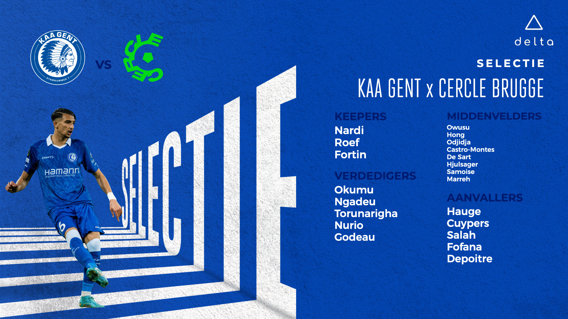 NEXT MATCH: KAA Gent - Cercle Brugge (Croky Cup) | KAA Gent Website